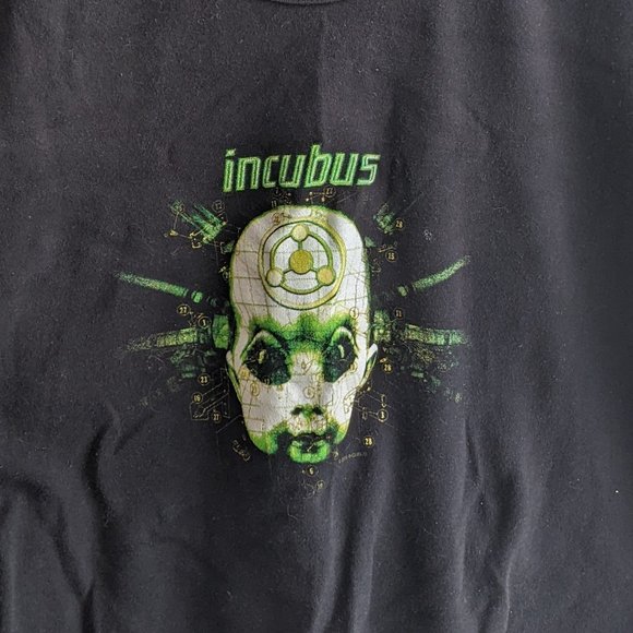 90s cropped Incubus T-shirt - Picture 2 of 3